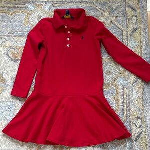 Ralph Lauren Kids Red Polo Dress